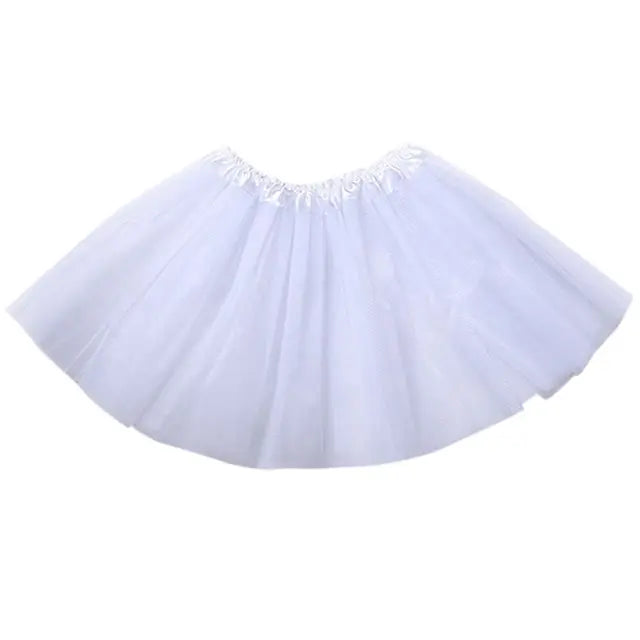 12 Colors Women Adult Three Layer Tulle Tutu Ballet Skirt Pleated Sweet Candy Color Ruffles Mesh Pettiskirt Wedding Party Mini