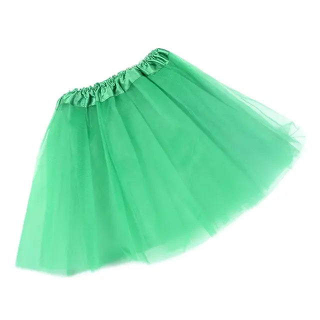 12 Colors Women Adult Three Layer Tulle Tutu Ballet Skirt Pleated Sweet Candy Color Ruffles Mesh Pettiskirt Wedding Party Mini